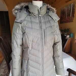 Eddie Bauer Sun Valley Down Parka-Like New-Beautiful Platinum